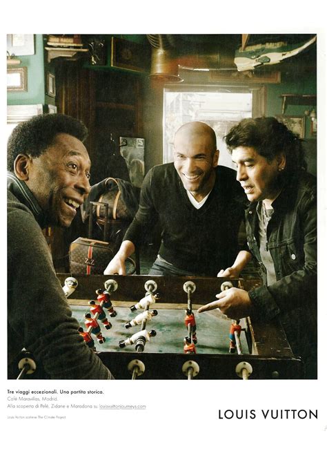 louis vuitton maradona pele|Pele, Maradona and Zidane for Louis Vuitton .